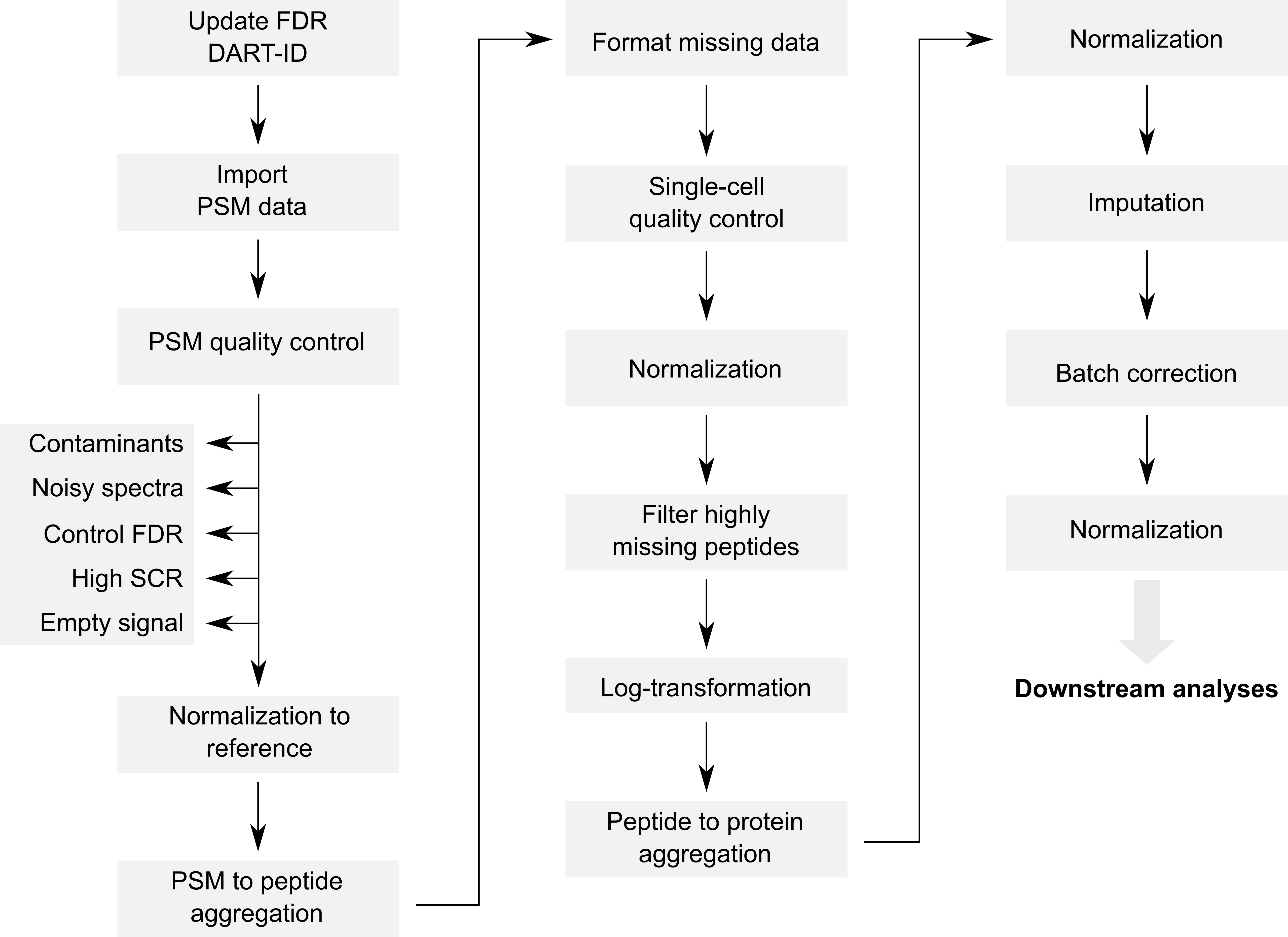 Overview of the processing workflow by Leduc et al.