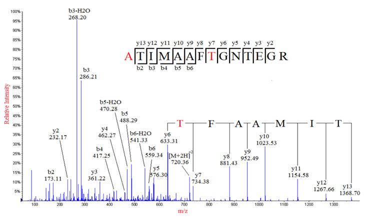 De novo peptide sequencing using mass spectrometry. (Source [Creative Proteomics](https://www.creative-proteomics.com/services/de-novo-peptides-proteins-sequencing-service.htm)).