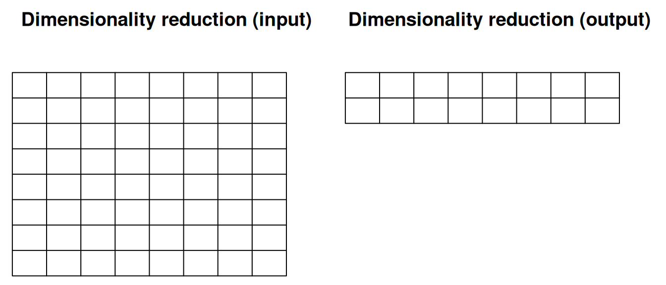 Dimensionality reduction.